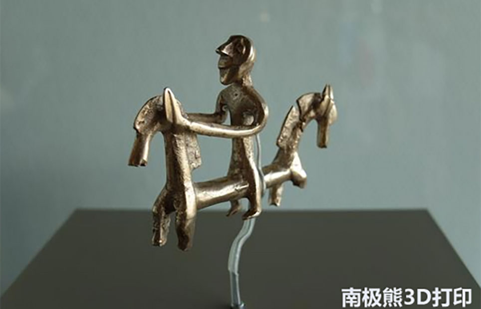 3D打印重現(xiàn)2800年前騎馬者青銅雕像，歷史專家都不容易辨別真假